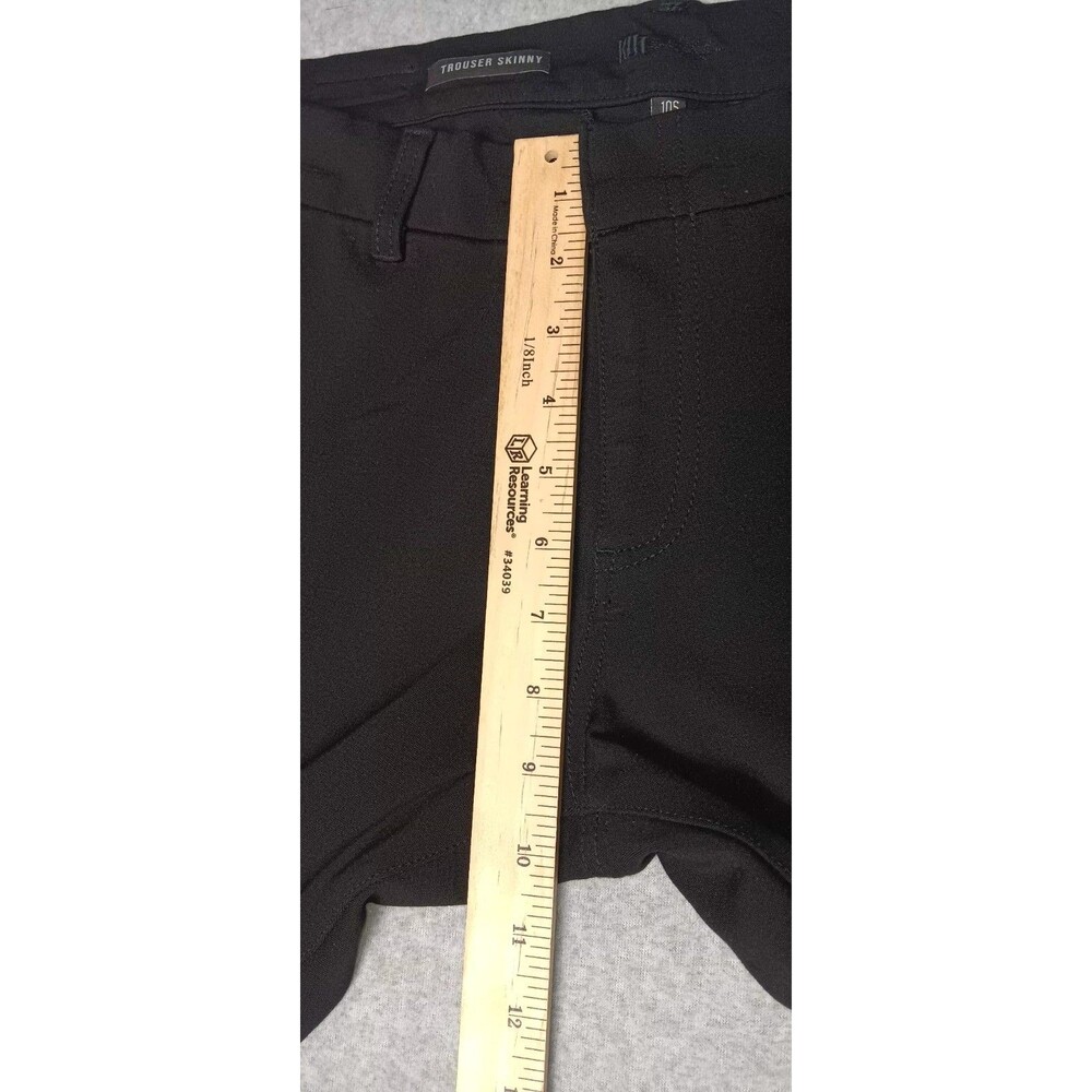 Kut From The Kloth Trouser Slacks Dress Pants Womens 10S Black Classic Preppy - Picture 10 of 14